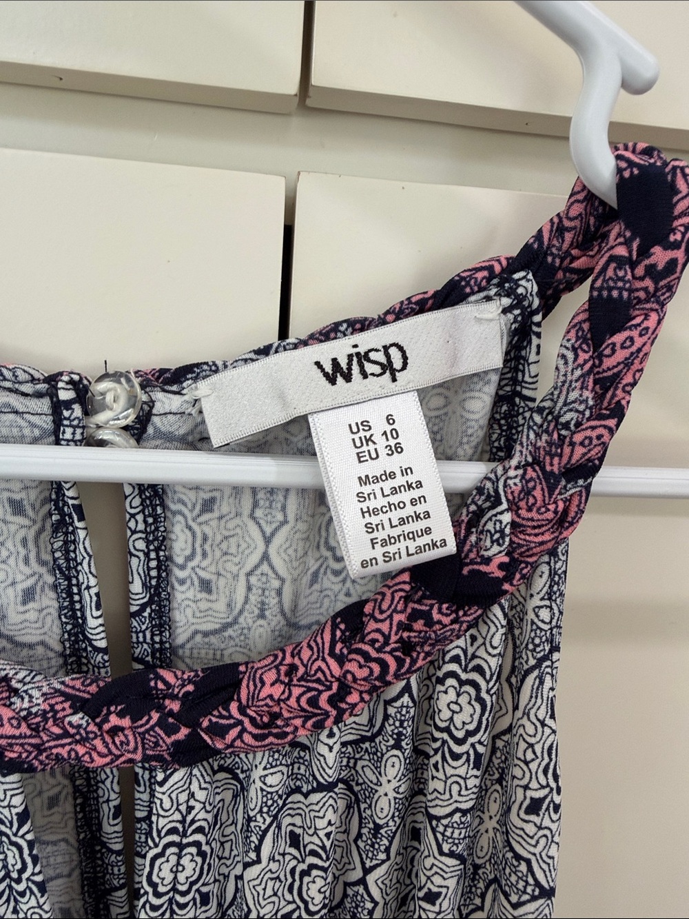 Wisp Pink/Black Patterned Maxi Dress - Picture 2 of 3
